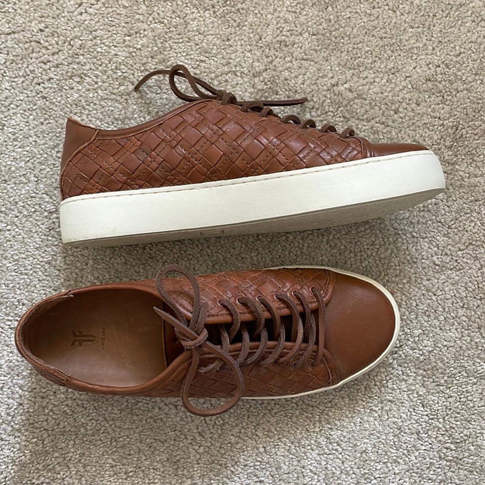 Frye Lena woven sneakers, size 7
